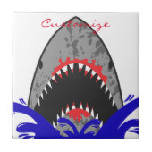Bloody Shark Jaws Thunder_Cove Tegeltje (Voorkant)