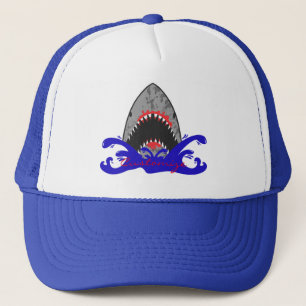 Bloody Shark Jaws Thunder_Cove Trucker Pet