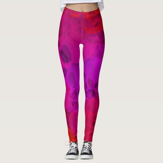 Bloody Skulls Leggings (Voorkant)