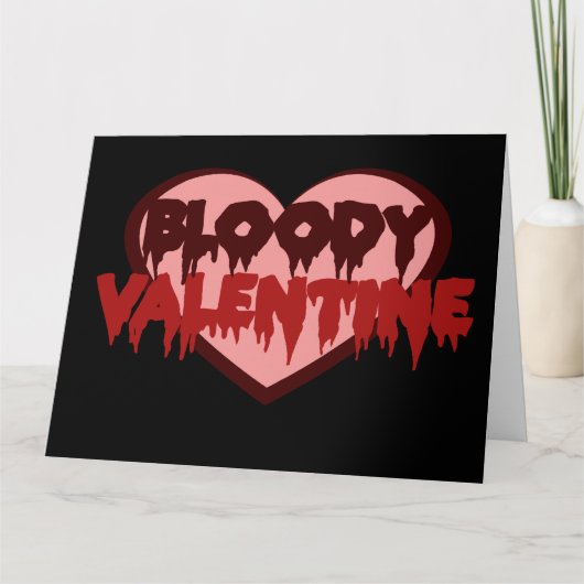 Bloody Valentine Kaart (Voorkant)
