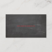 Bloody Vampire Bat Wings Visitekaartje (Achterkant)