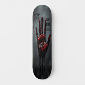 Bloody Warning Edition 2 Skateboard (Voorkant)
