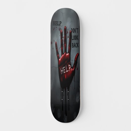 Bloody Warning Edition 2 Skateboard (Voorkant)