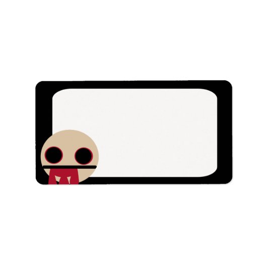 Bloody Zombie Etiket (Voorkant)