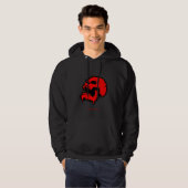Bloody Zombie Skull Hoodie (Voorkant volledig)