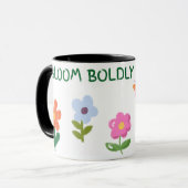 Bloom audacieusement Mug (Devant gauche)