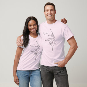 Bloom Ballet Dancer met Floral touch T-shirt