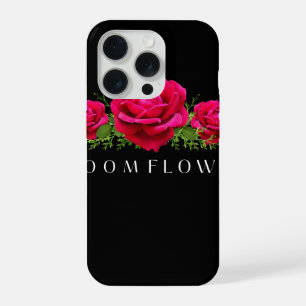 Bloom Bloem Heet Roze Rozen Elegante Esthetiek iPhone 15 Pro Hoesje