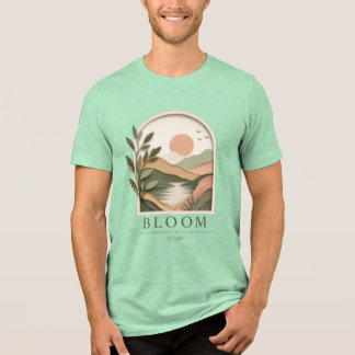 Bloom Boho Natuur Landschap | Groei Door Wat Je Tri-Blend Shirt