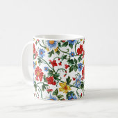 Bloom Boldly – Floral Inspirational Mug (Devant gauche)
