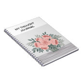 Bloom & Brain Dump - Bloemgedachte Dagboek Notitieboek (Rechterzijde)