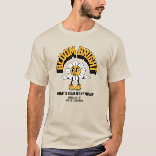 BLOOM BRIGHT" T-shirt marguerite