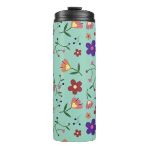 Bloom Buddy: Floral Fun Waterfles Thermosbeker