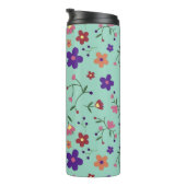 Bloom Buddy: Floral Fun Waterfles Thermosbeker (Geroteerd rechts)