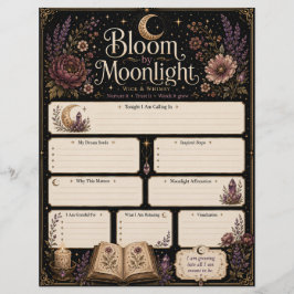 Bloom by Moonlight Manifestatieblad Briefhoofd