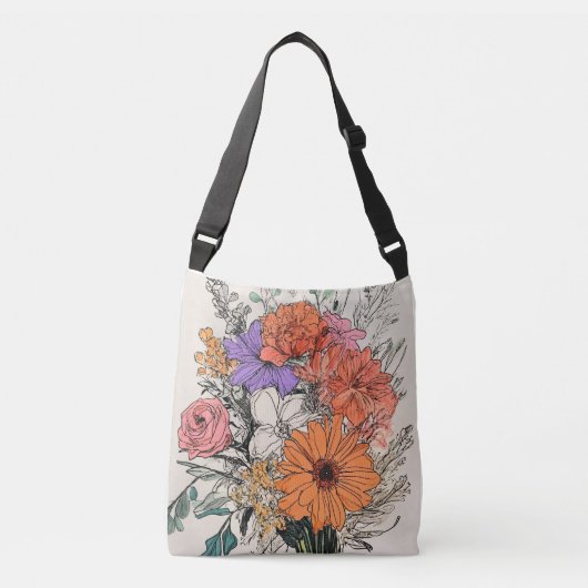"Bloom & Carry : Sacs de bouquet floral pour chaqu (Devant)