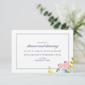 BLOOM DE PRINTEMPS Carte FLORAL de réception (Debout devant)