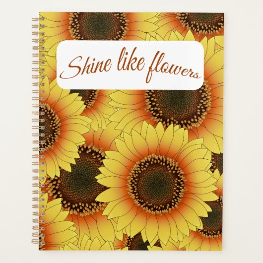 🌸 Bloom en Shine Planner 🌸 (Voorkant)