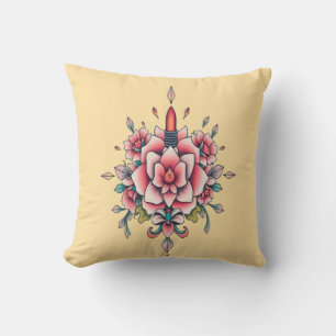 Bloom & Flame – bloemenelegantie Kussen
