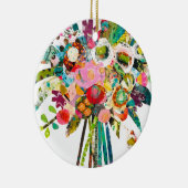 Bloom Floral Ceramic Ornament (Rechts)
