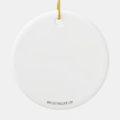 Bloom Floral Ceramic Ornament (Achterkant)