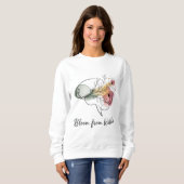 Bloom From Within – Elegant Women’s Sweatshirts (Devant entier)