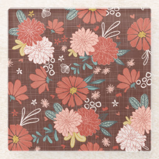 Bloom Glazen Onderzetter