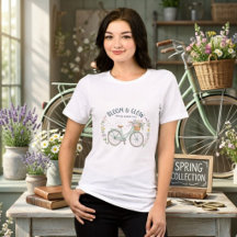 Bloom & Glow Vintage Floral Bicycle Spring Aesthet