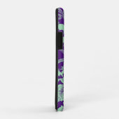 Bloom in Paarse, stijlminimalistische ventilator Case-Mate iPhone Case (Achterkant/rechts)