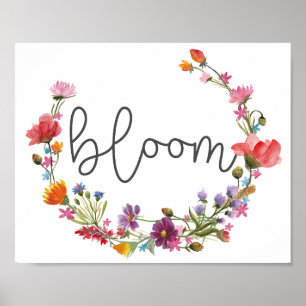 Bloom, Inspirerend prijsopgave Poster
