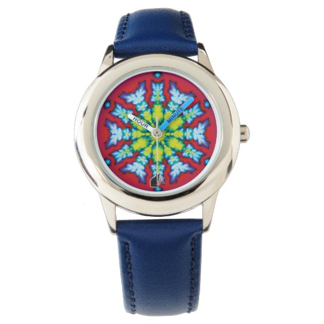 Bloom Kaleidoscoop horloge (Voorkant)