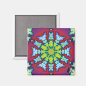 Bloom Kaleidoscope Magnet Magneet (Voorkant / Achterkant)