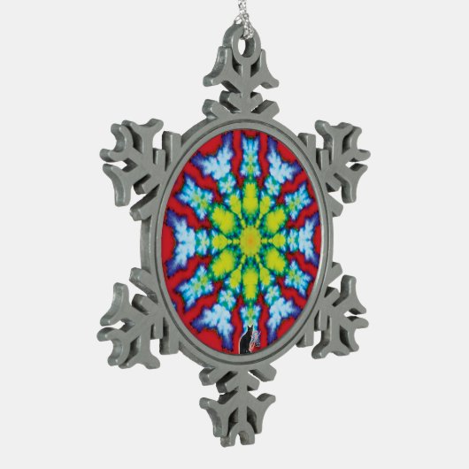 Bloom Kaleidoscope Snowflake Ornament (Links)