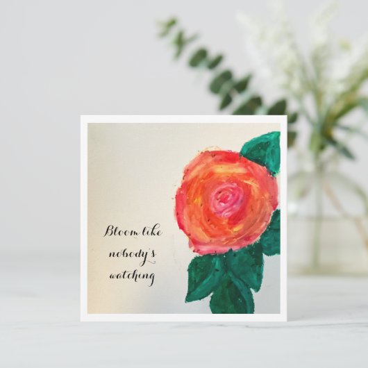 Bloom Like Nobody’s Watching (Staand voorkant)
