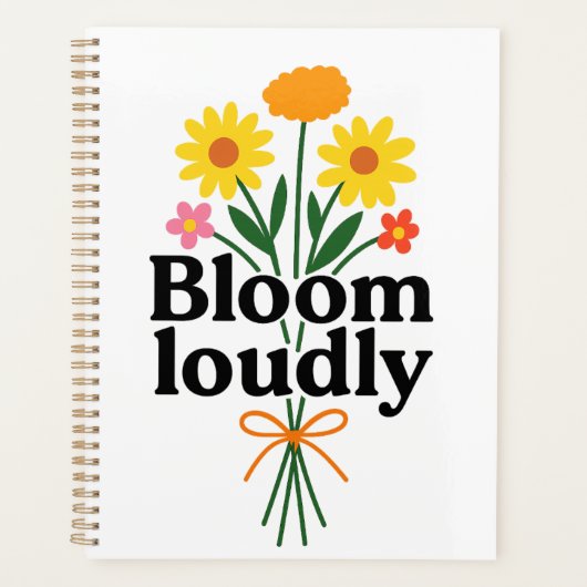 Bloom Loudly Planner (Voorkant)