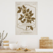 BLOOM MENSUEL - POSTER CADEAU DE FLEURS DE NAISSAN (Cuisine)