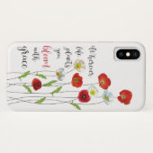 Bloom met Poster van kalkoenbloemen Case-Mate iPhone Case (Achterkant (horizontaal))