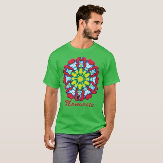 Bloom Namaste Kaleidoscope T-shirt (Devant entier)