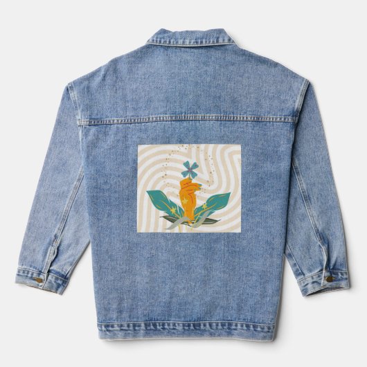 Bloom of Hope Denim Jacket (Achterkant)
