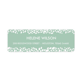 Bloom  retour adreslabels etiket