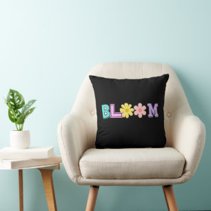 Bloom Retro Pastel Bloem Kussen