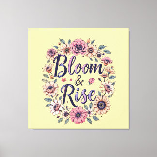 Bloom & Rise Canvas Afdruk