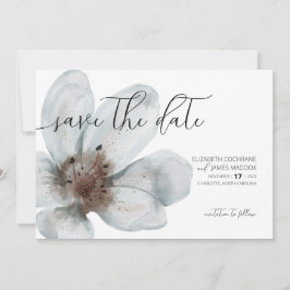 Bloom · Romantisch Modern Floral · Elegant Script Save The Date
