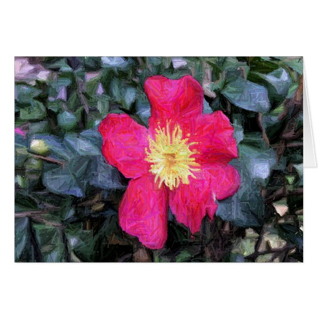 Bloom - schilderij, kaart (Voorkant Horizontaal)