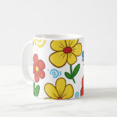 Bloom & Sip Bloemen Mok (Voorkant links)