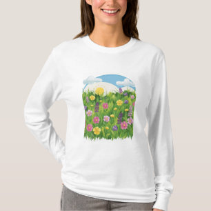 "Bloom & Sunshine – Lente & Zomer Bloemen T-shirt