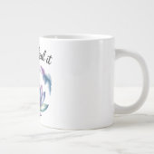 Bloom Through It – Mindful Quote Mug Extra Grote Beker (Rechts)