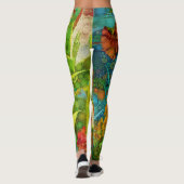  Bloom Tropische Wildbloemen Leggings (Achterkant)