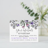 BLOOM-verwijzingen Briefkaart bekendmaking (Staand voorkant)