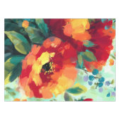 Bloom Vibrant Bloementuin Tafelkleed (Voorkant (Horizontaal))
